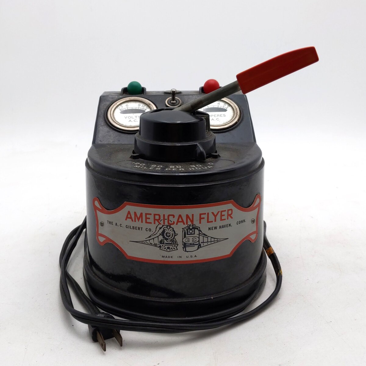 American Flyer 19B Vintage S 300 Watt Train Transformer 110V VG