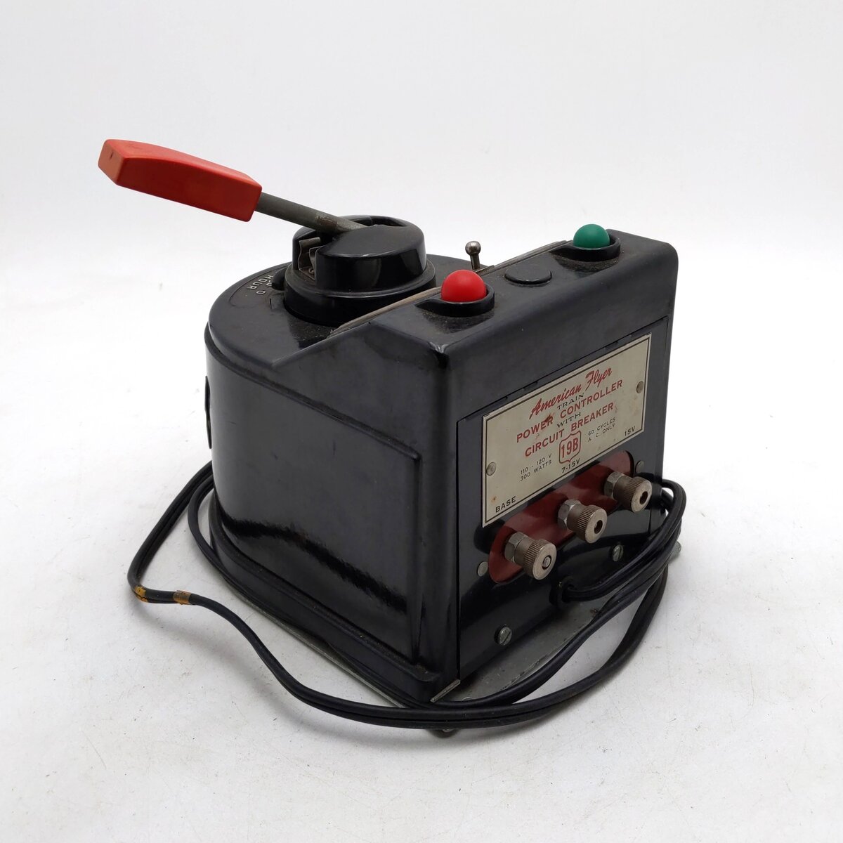 American Flyer 19B Vintage S 300 Watt Train Transformer 110V VG