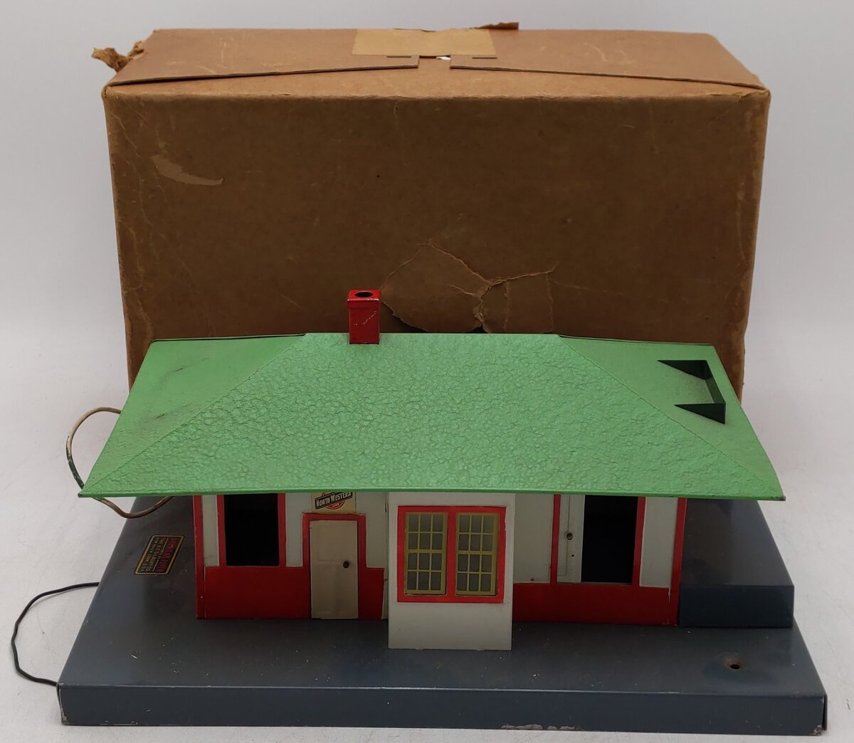 American Flyer 597 Vintage S Prewar Mystic Talking Station/Box