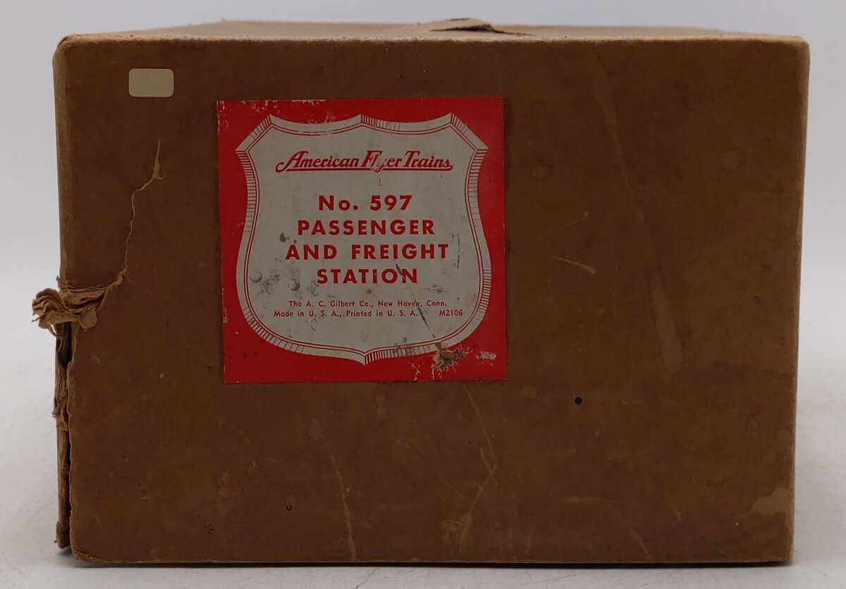 American Flyer 597 Vintage S Prewar Mystic Talking Station/Box