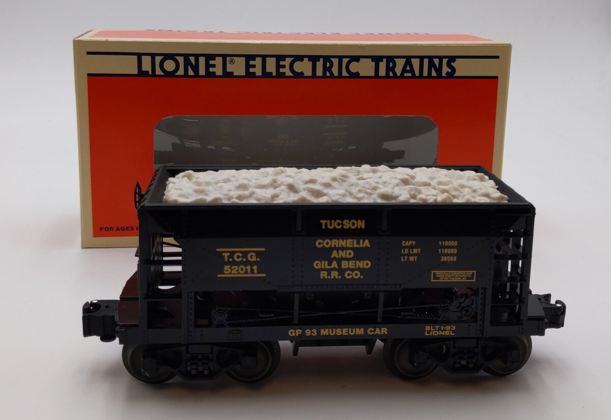 Lionel 6-52011 O Gauge Gadsden Pacific Cornelia & Gila Bend Museum Ore Car NIB