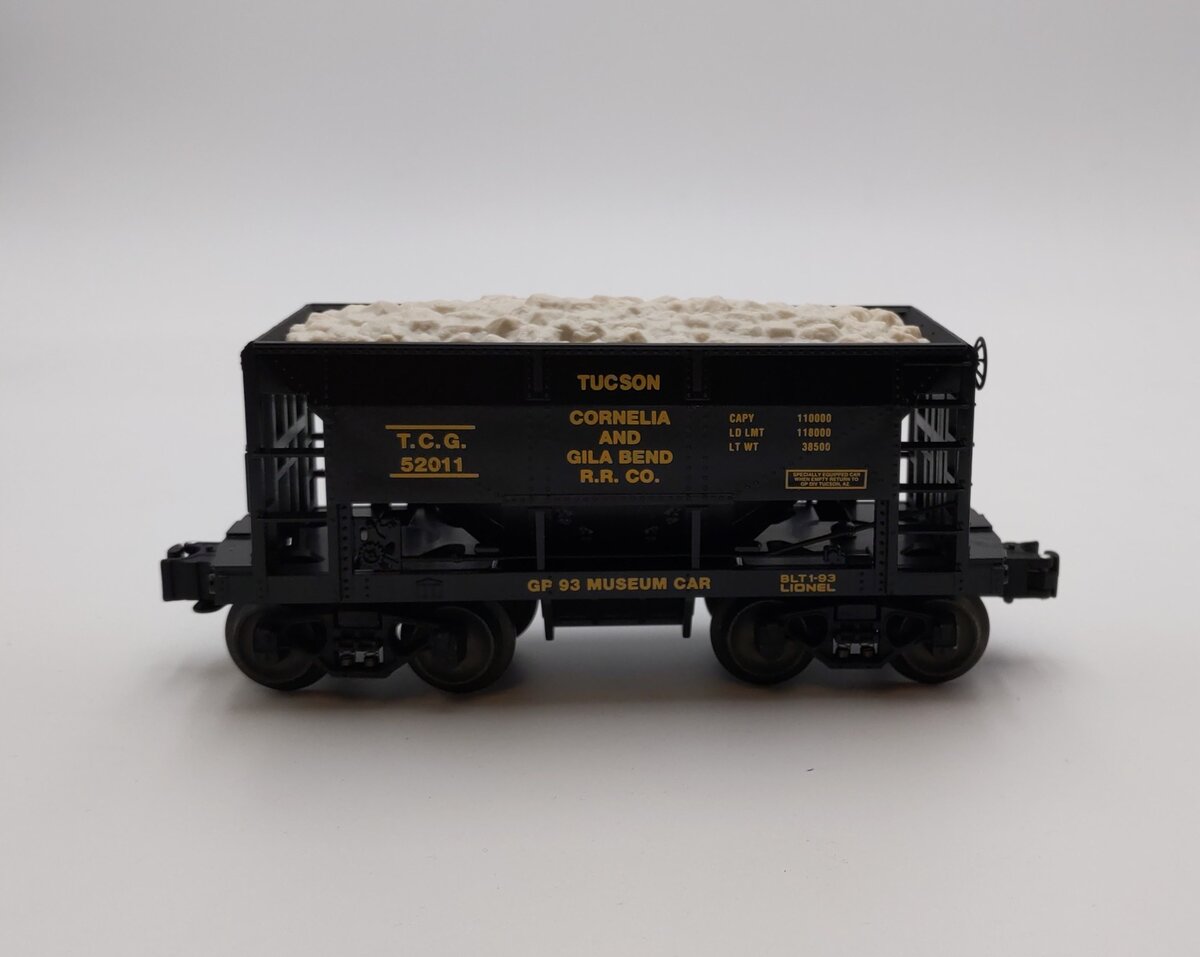Lionel 6-52011 O Gauge Gadsden Pacific Cornelia & Gila Bend Museum Ore Car NIB