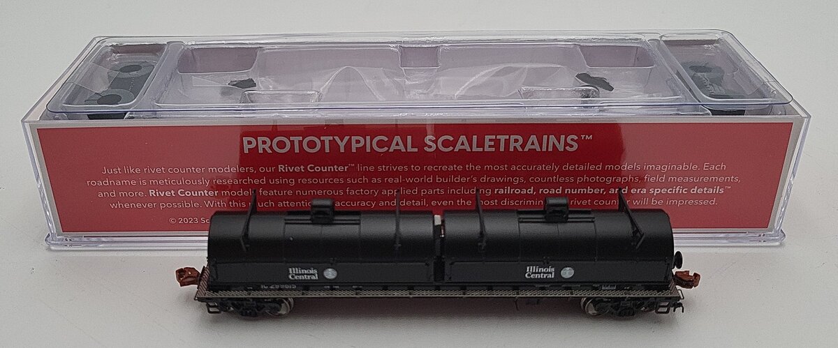 Scale Trains SXT38652 N Scale Illinois Central Coil Steel Car LN/Box