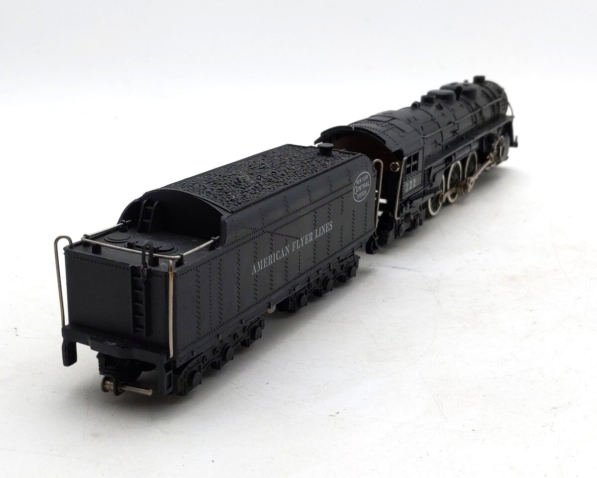 American Flyer 322 Vintage S NYC 4-6-4 Hudson Steam Locomotive & Tender EX
