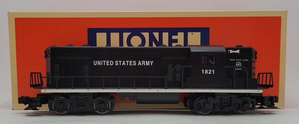 Lionel 6-18840 O Gauge U.S. Army GP-7 Diesel Locomotive #1821 EX/Box