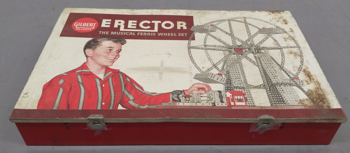 Erector 10073 Vintage The Musical Ferris Wheel Set VG