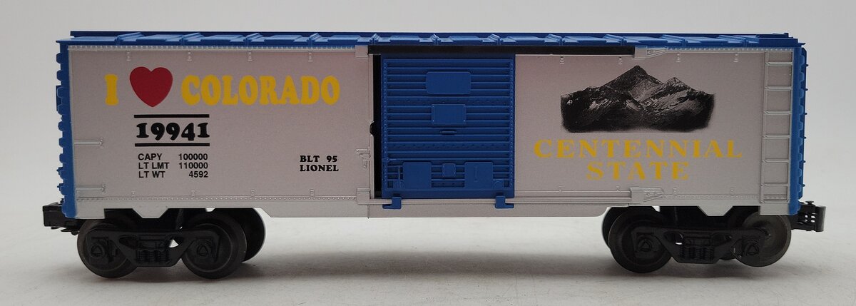 Lionel 6-19941 O Gauge "I Love Colorado" Boxcar EX/Box