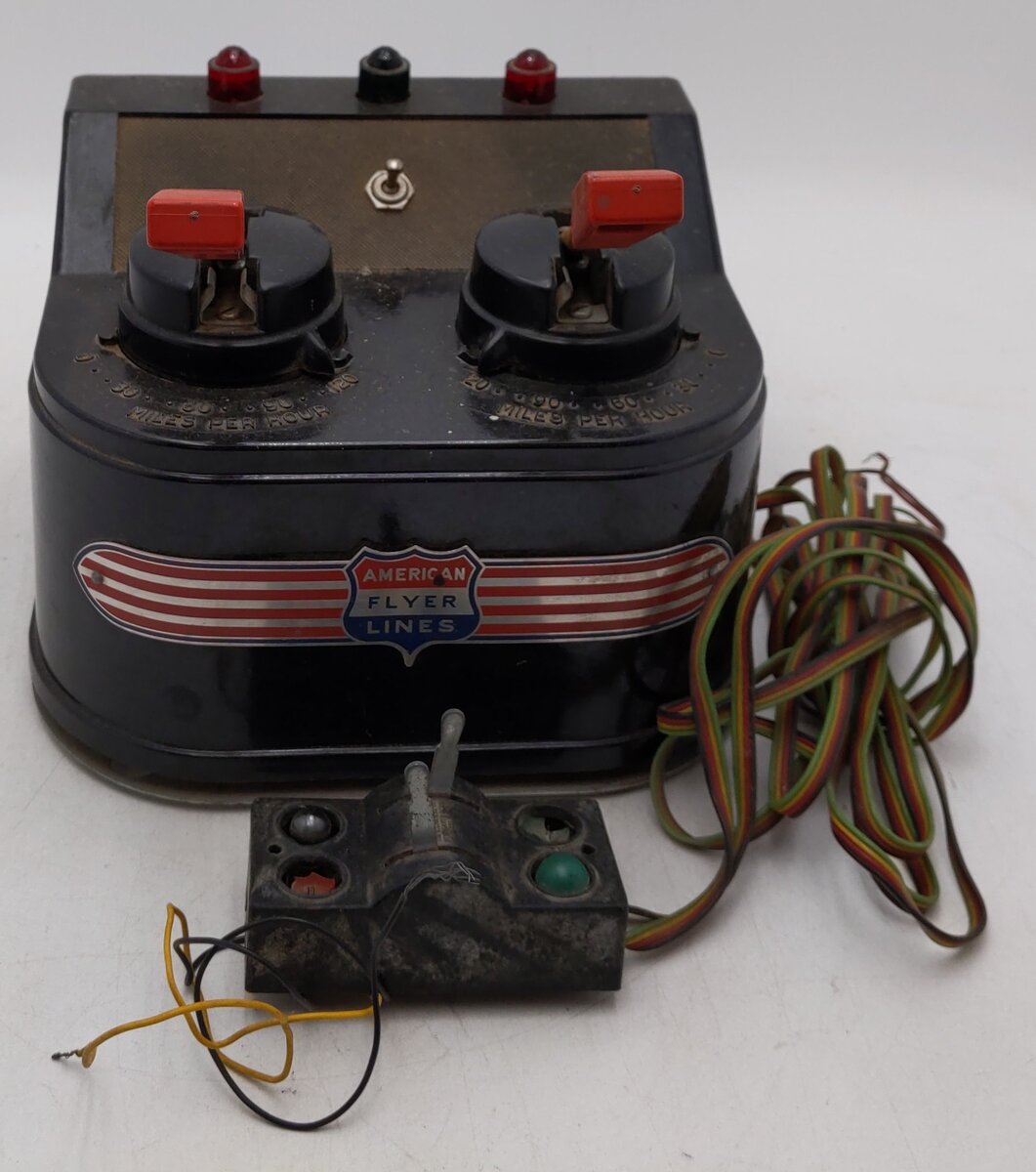 American Flyer 18B Vintage S 190 Watt Transformer - Runs 2 Trains