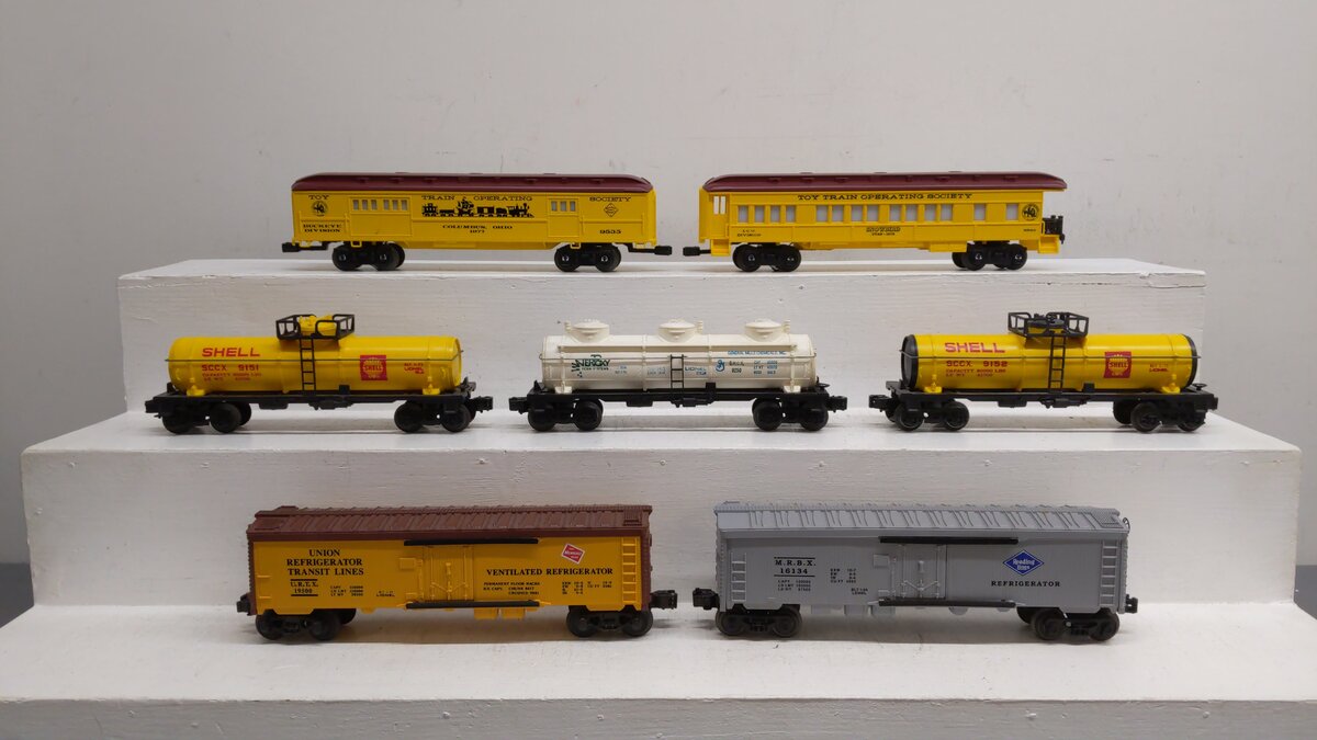 Lionel Assorted O Gauge MPC Freight & Passenger Cars [7] EX