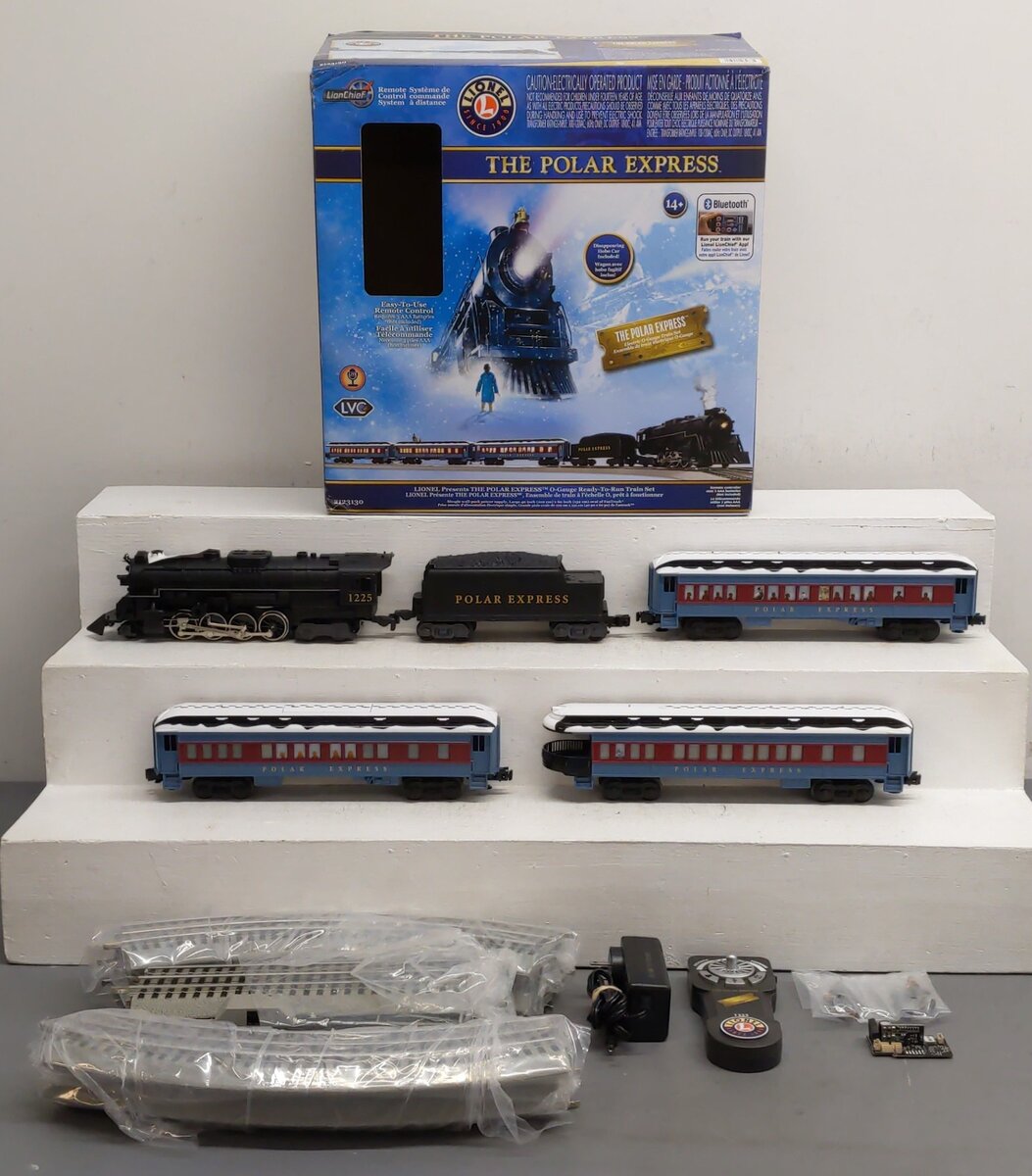 Lionel 2123130 O Gauge The Polar Express Lion Chief Train Set w/Bluetooth 5.0 EX/Box