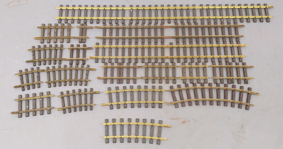 Aristo-Craft & LGB G Scale Assorted Curved & Straight Track [16] VG