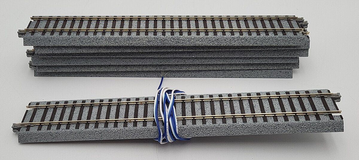 Kato Straight HO Scale Unitrack 10 inch Track Sections [7] LN