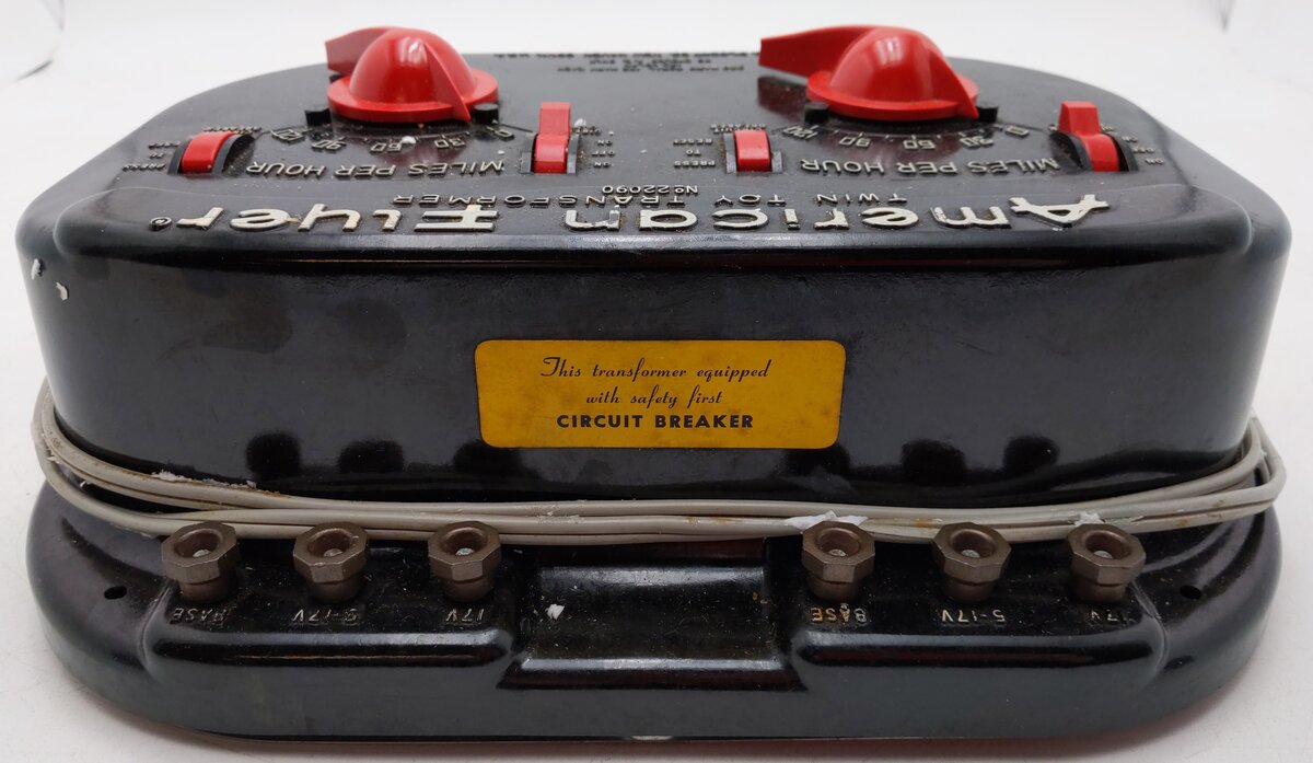 American Flyer 22090 Vintage S 350 Watt Dual Control Transformer VG/Box
