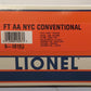 Lionel 6-18163 O New York Central FT AA Diesel Locomotive Set #1600/1601 EX/Box