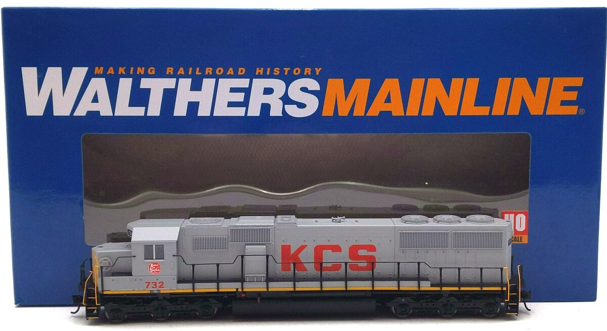 Walthers 910-9766 HO KCS EMD SD60 Spartan Cab Diesel Locomotive #732 LN/Box