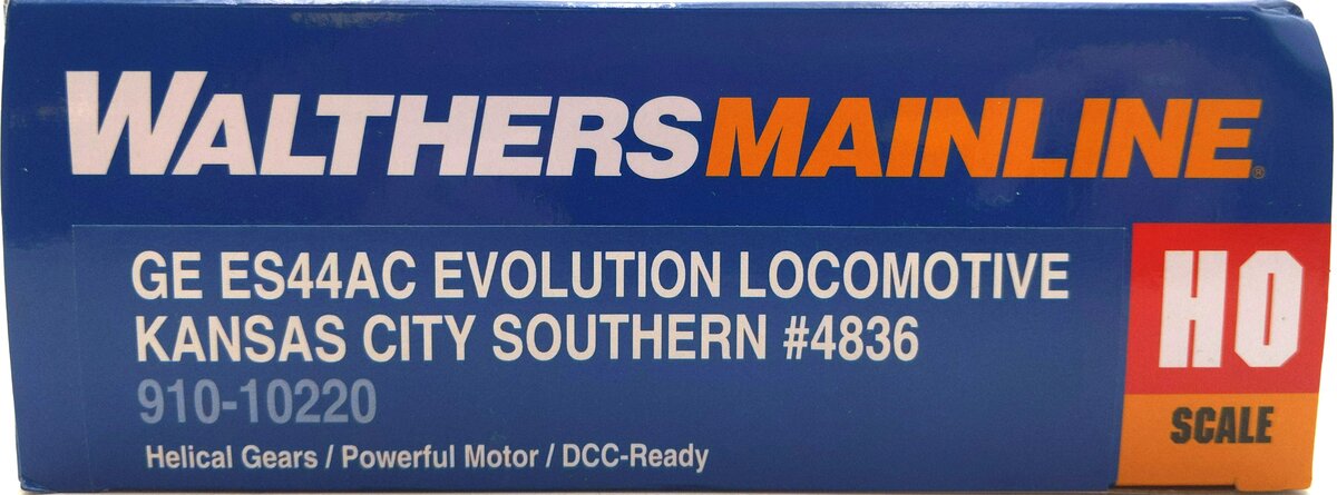 Walthers 910-10220 HO KCS GE ES44AC GEVO Diesel Locomotivee #4836