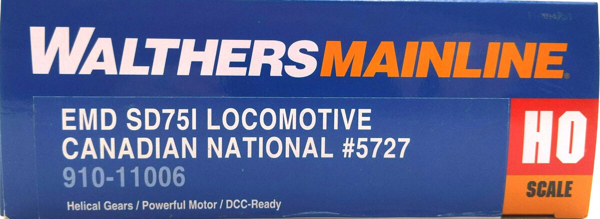 Walthers 910-11006 HO CN EMD SD75I Diesel Locomotive - Standard DC #5727