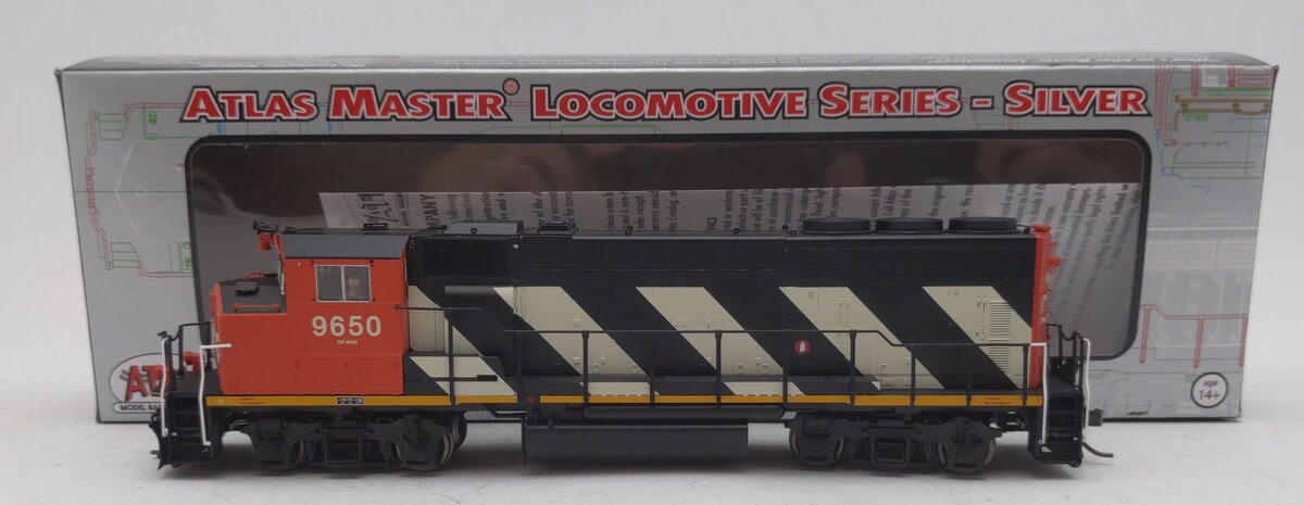 Atlas 10004402 HO Canadian National Silver GP40-2W Diesel Locomotive #9650