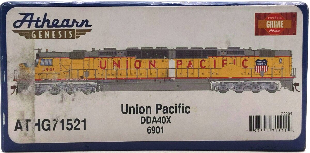 Athearn G71521 HO Scale Union Pacific DDA40X Diesel Locomotive #6901 EX/Box