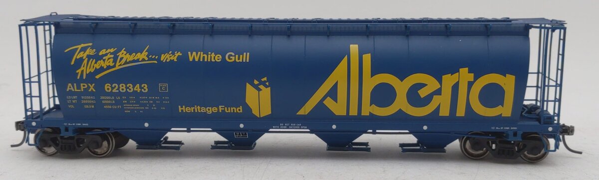 NARC 11-30002002-Run2-15 HO Scale Alberta White Gull Hopper #628343 EX/Box