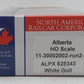 NARC 11-30002002-Run2-15 HO Scale Alberta White Gull Hopper #628343 EX/Box