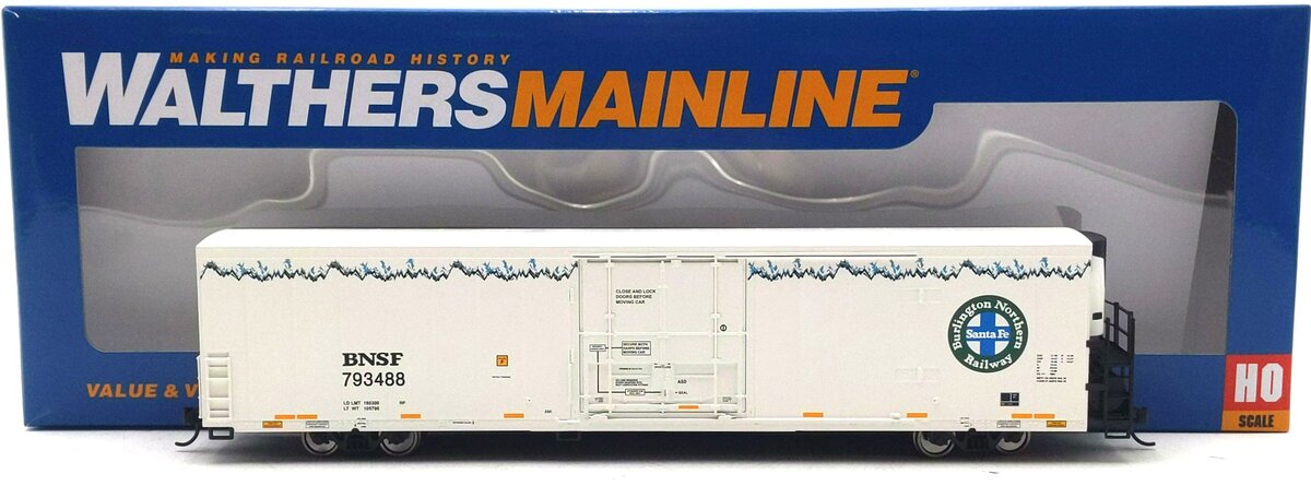 Walthers 910-4144 HO BNSF Railway 72' Modern Refrigerator Car #793488