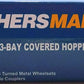 Walthers 910-49404 HO Cargill 50' PS PS2-CD 4427 3-Bay Covered Hopper RTR #2833