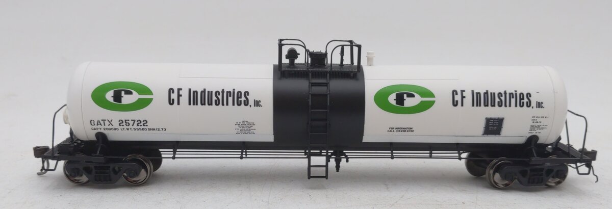 Atlas 20006964 HO CF Industries GATX 20,700 Gallon Non-Insulated Tank Car #25722