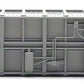 Walthers 910-6413 HO CSXT Ready to Run 68' Railgon Gondola #491015