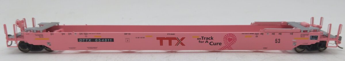 Rapido Trains 401054 HO TTX 53' Husky-Stack Well Car w/Containers #654811