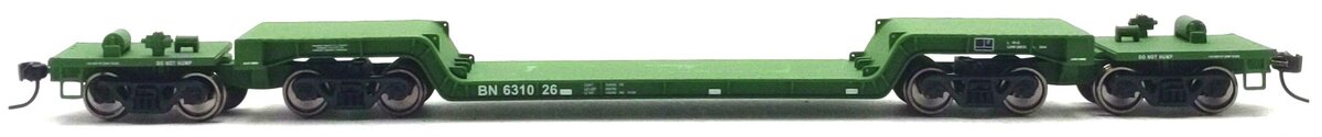 Walthers 910-50202 HO BN 81' 8-Axle Depressed Center Flatcar RTR #631026