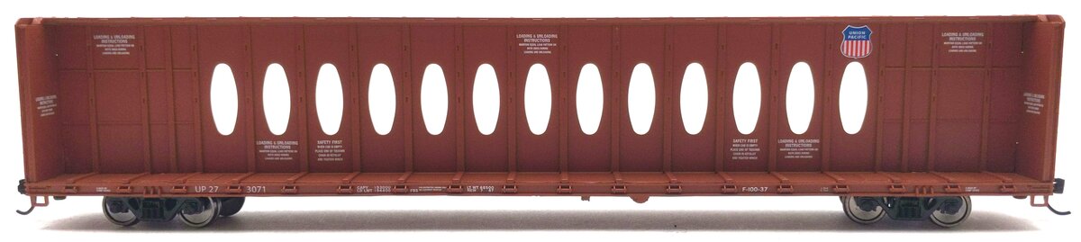 Walthers 910-50728 HO UP 72' Centerbeam Flatcar with Opera Windows RTR #273071