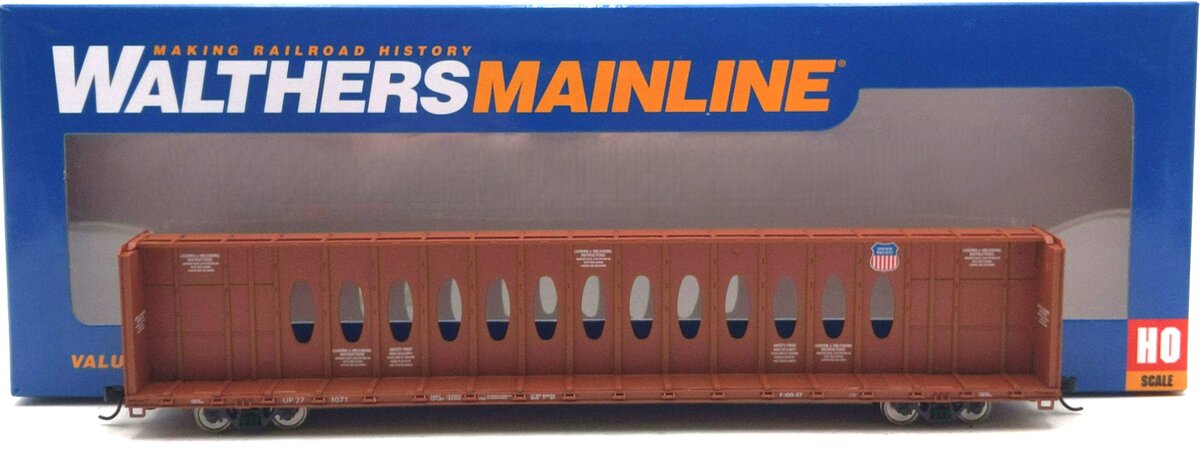 Walthers 910-50728 HO UP 72' Centerbeam Flatcar with Opera Windows RTR #273071