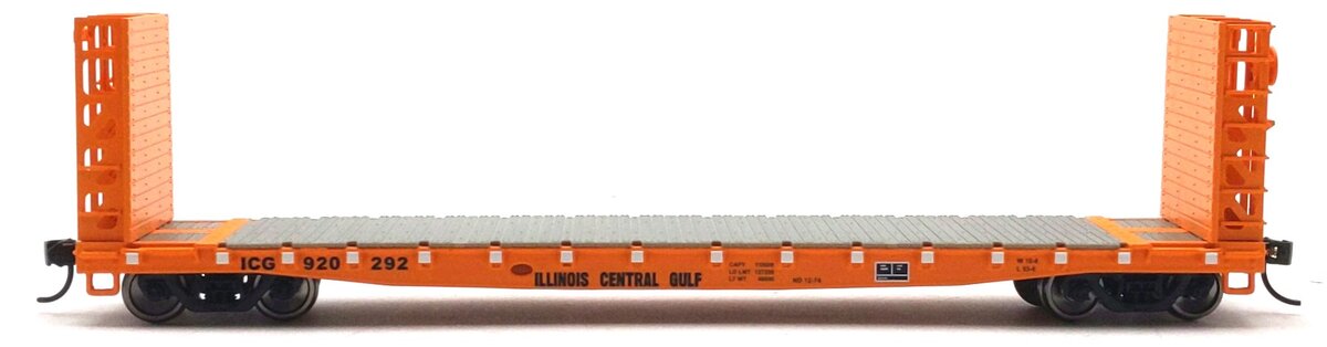Walthers 910-5933 HO Illinois Central Gulf 53' GSC Bulkhead Flatcar RTR #920292