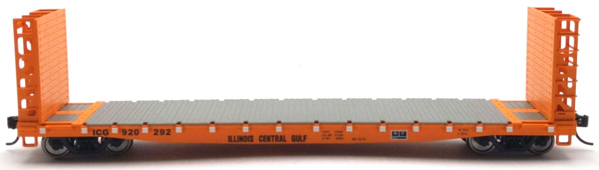 Walthers 910-5933 HO Illinois Central Gulf 53' GSC Bulkhead Flatcar RTR #920292
