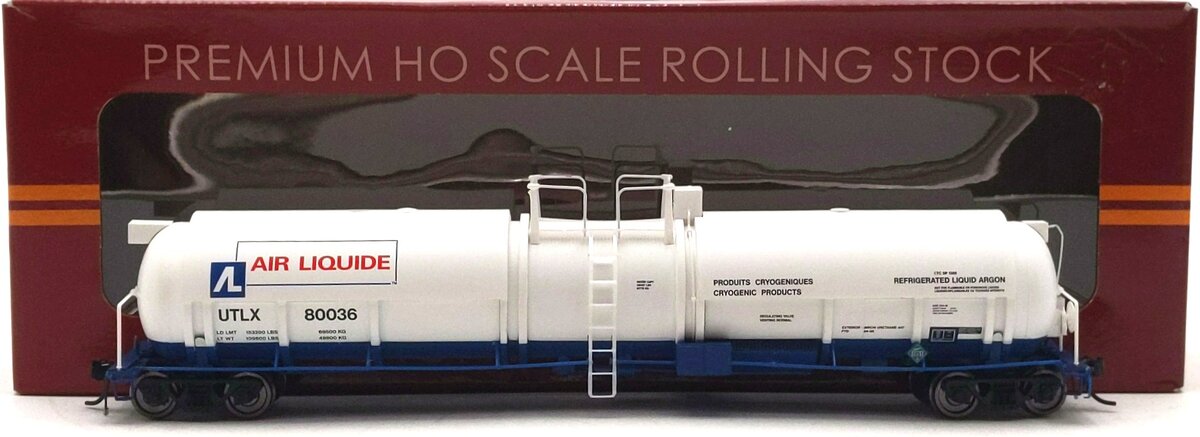 Broadway Limited 6311 HO Air Liquide Cryogenic Tank Car #80036 LN/Box