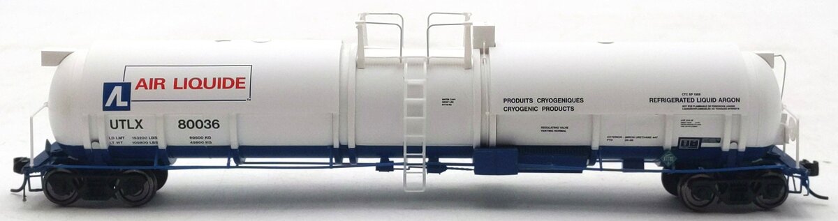 Broadway Limited 6311 HO Air Liquide Cryogenic Tank Car #80036 LN/Box