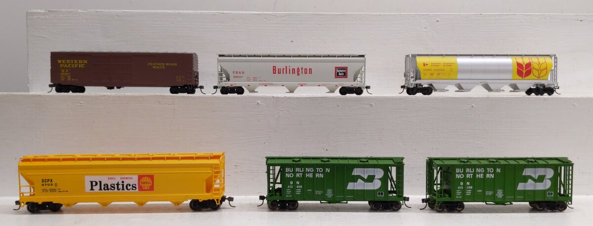 Bachmann & Other HO Assorted Freight Cars [6] EX