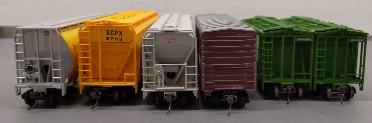 Bachmann & Other HO Assorted Freight Cars [6] EX