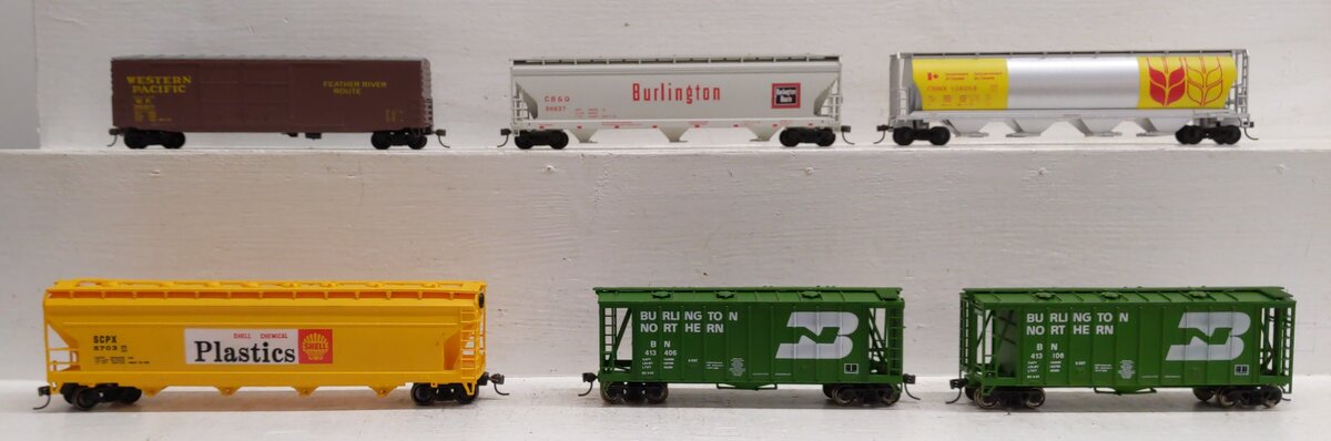 Bachmann & Other HO Assorted Freight Cars [6] EX