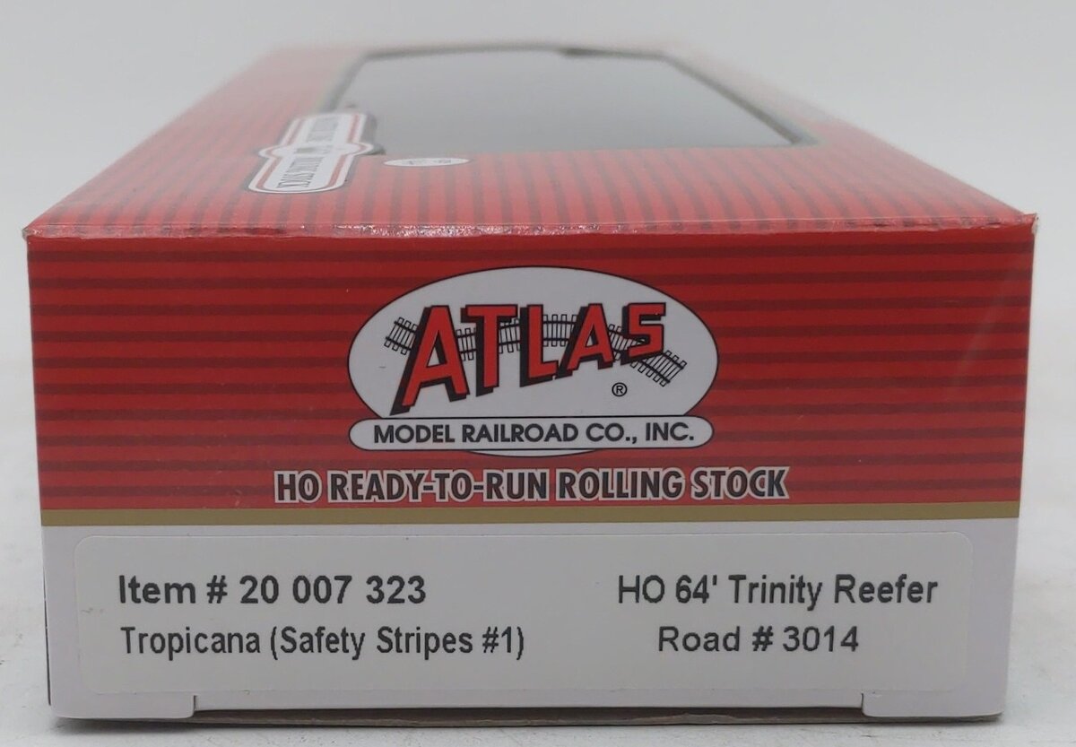 Atlas 20007323 HO Scale Tropicana Trinity 64' Reefer Car #3014 LN/Box