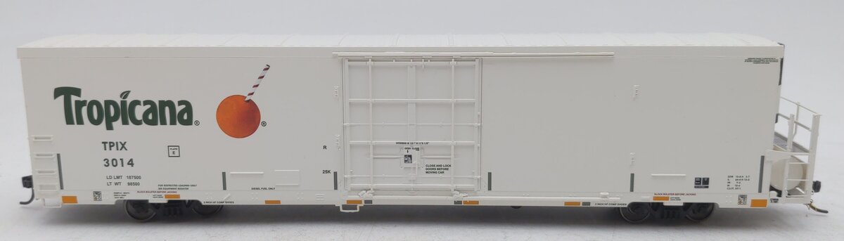 Atlas 20007323 HO Scale Tropicana Trinity 64' Reefer Car #3014 LN/Box