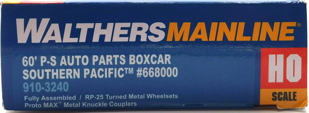 Walthers 910-3240 HO SP 60' Pullman-Standard Auto Parts Boxcar RTR #668000