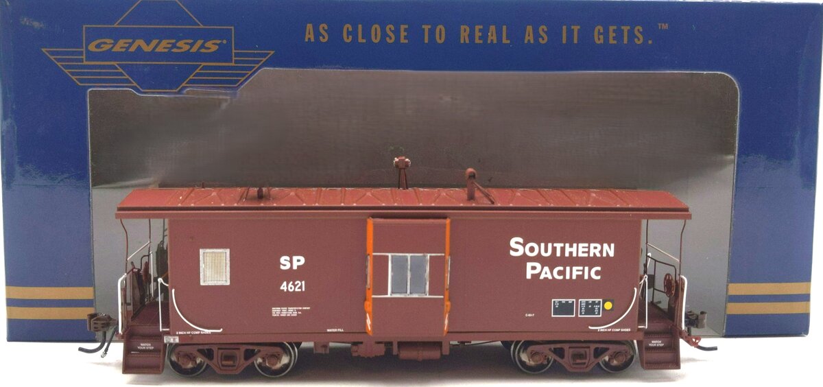 Athearn G63054 HO Bay Window C-50-7 Caboose w/Lights, SP #4621