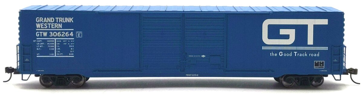 Walthers 932-42254 HO Grand Trunk western 60' Pullman Double Door Boxcar #306264
