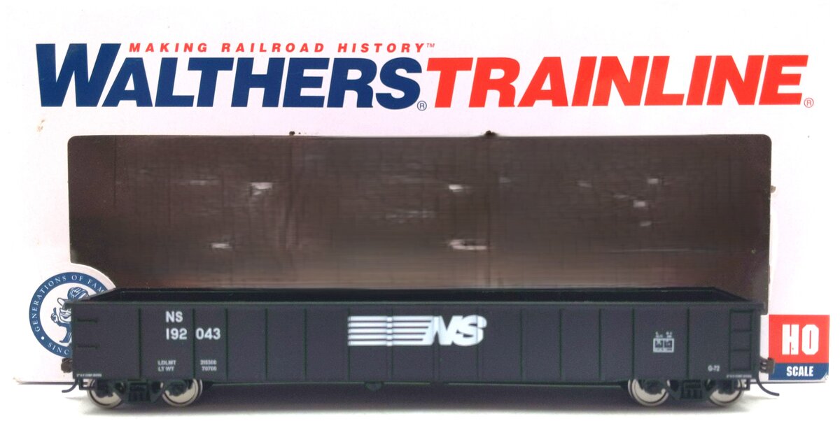 Walthers 931-1863 HO Norfolk Southern Gondola Ready to Run LN/Box