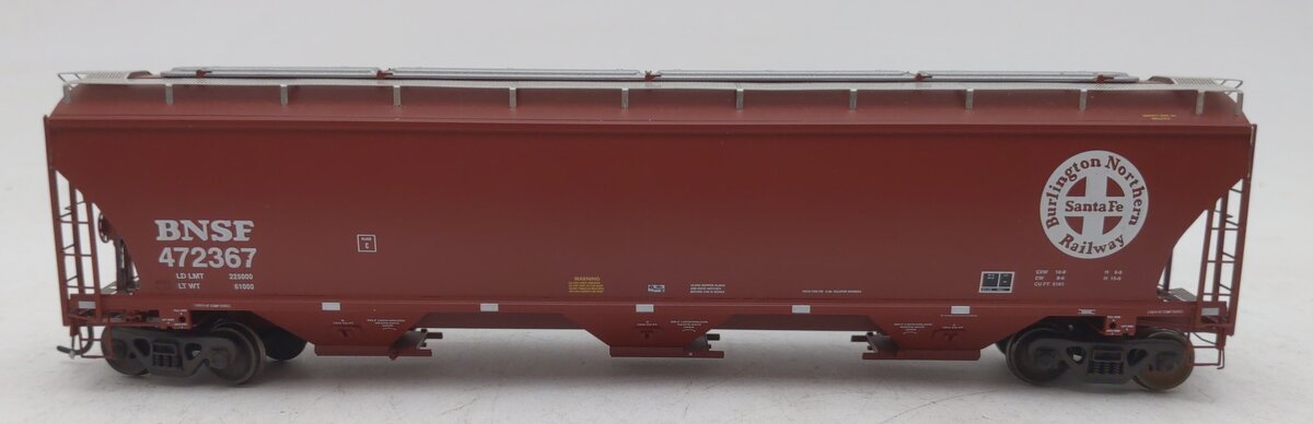 Athearn G4249-5 HO Scale B.N.S.F Trinity 5161 Cu.Ft. Covered Hopper #472367 EX