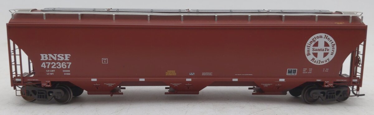 Athearn G4249-5 HO Scale B.N.S.F Trinity 5161 Cu.Ft. Covered Hopper #472367 EX
