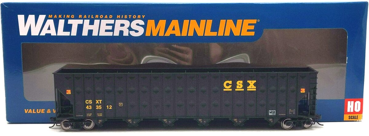 Walthers 910-56312 HO Scale Wood Chip Hopper CSX #433512 LN/Box