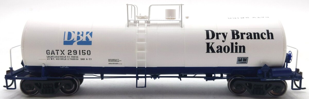 Athearn 16351 HO GATX RTR 16,000-Gallon Clay Slurry Tank Car #29150